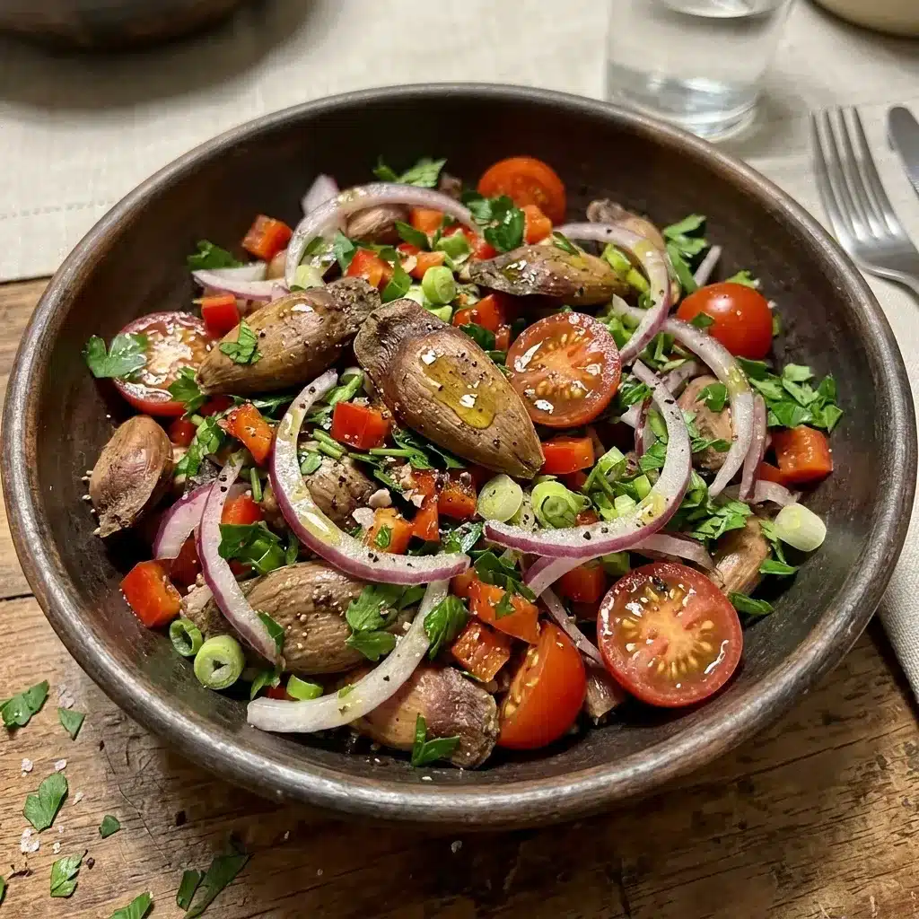 Salada Morna de Pinhão Sem Glúten
