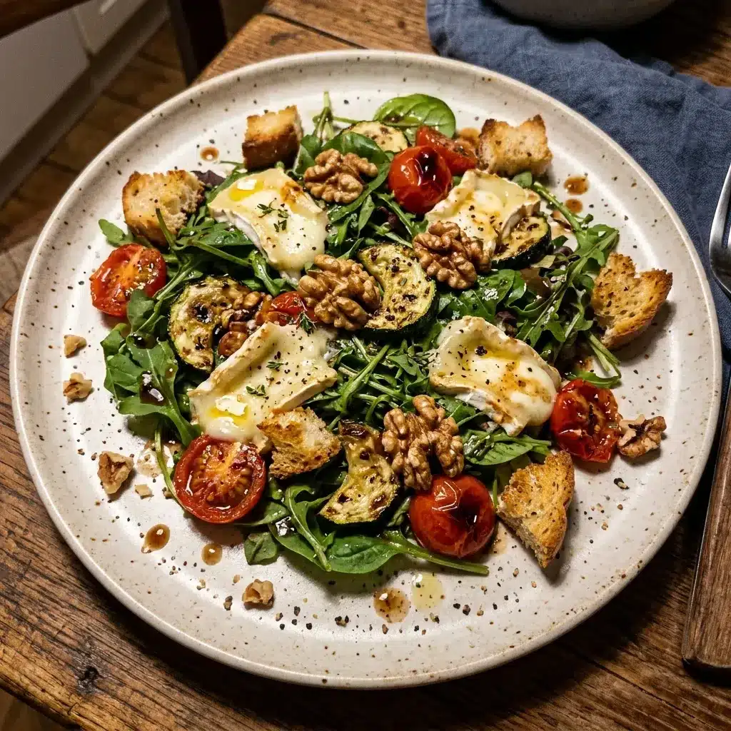 Salada Morna com Queijo de Cabra