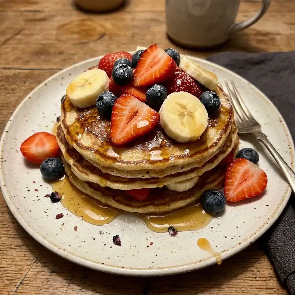 Panquecas Recheadas com Frutas