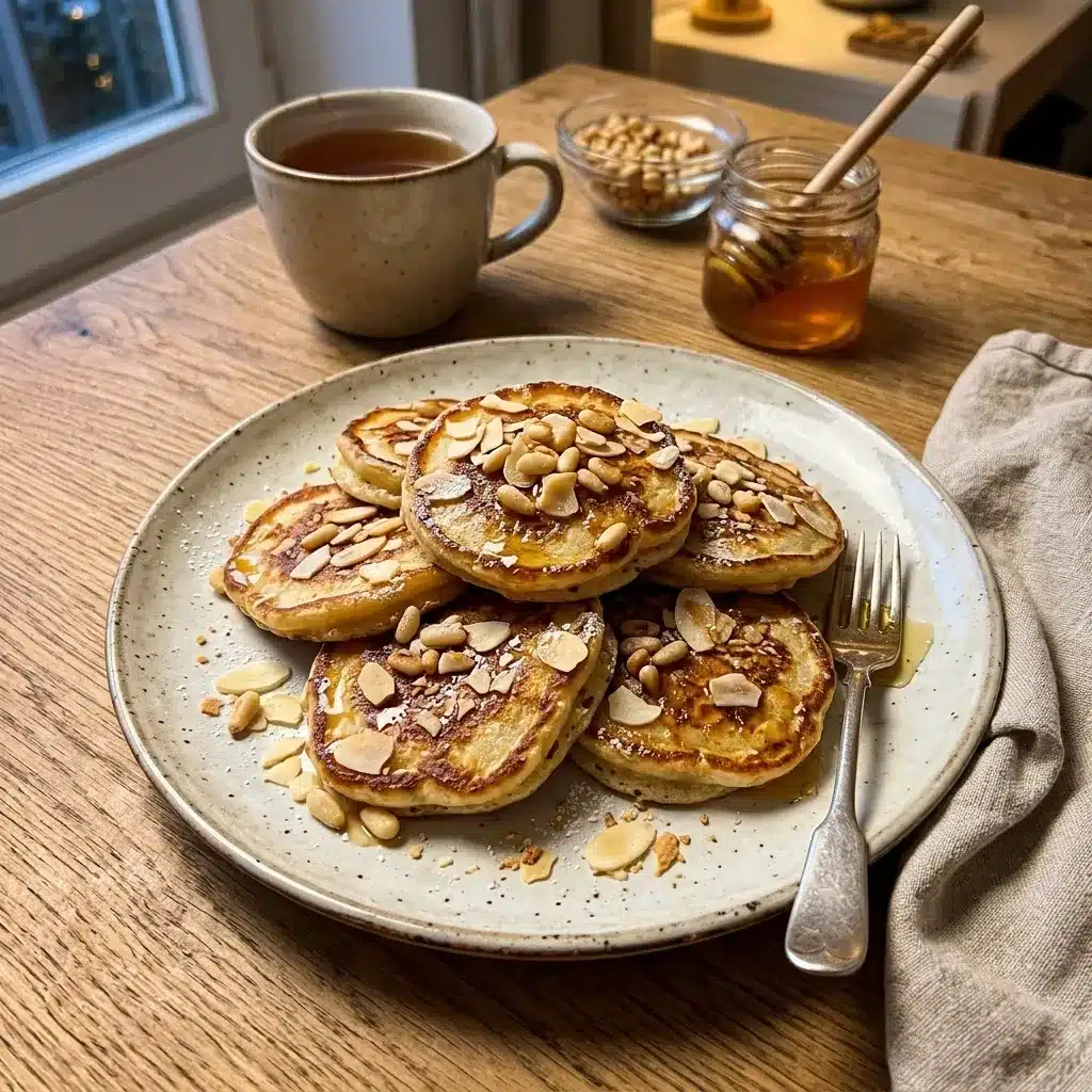 Mini Panquecas de Amêndoa e Pinhão