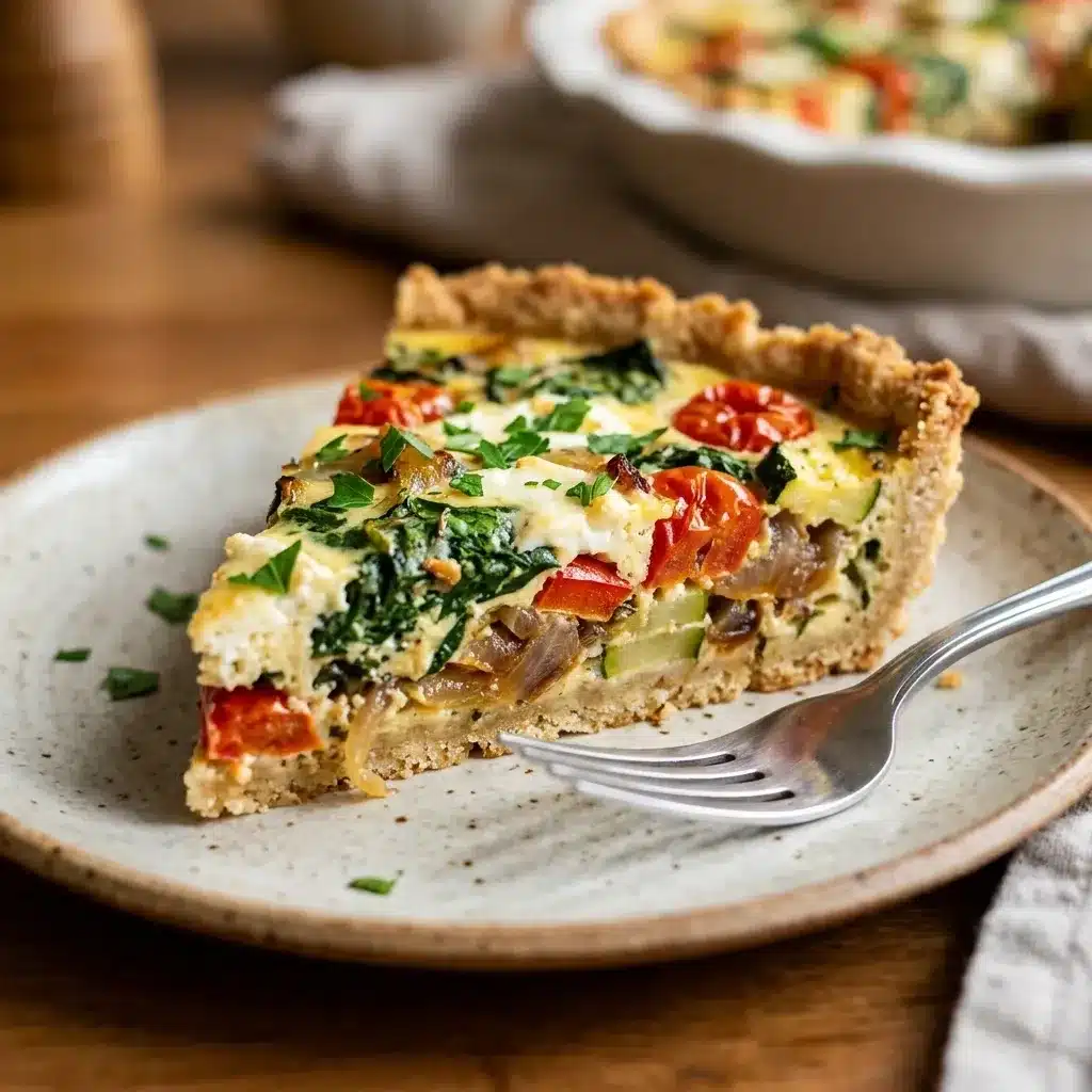 Quiche Sem Glúten e Vegetariano