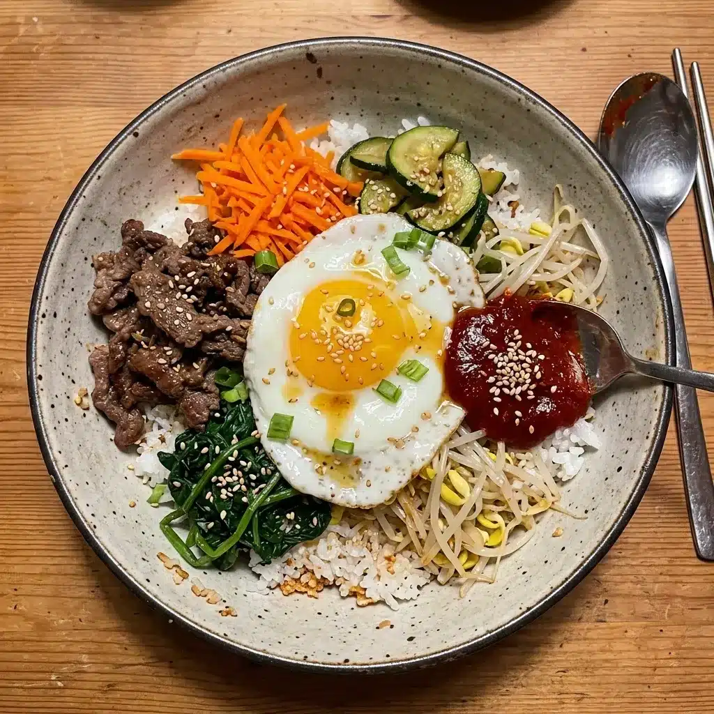 Receita de Bibimbap Coreano
