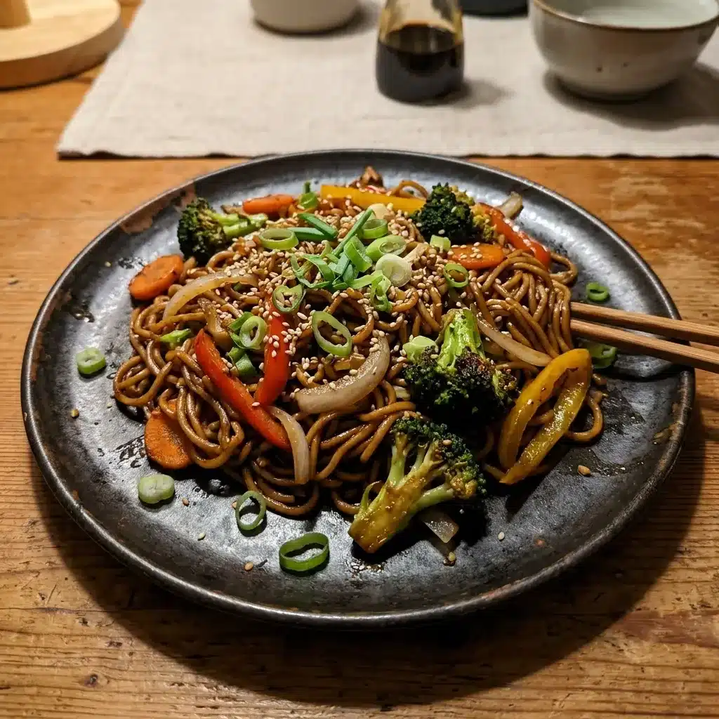 Receita yakisoba vegetariano