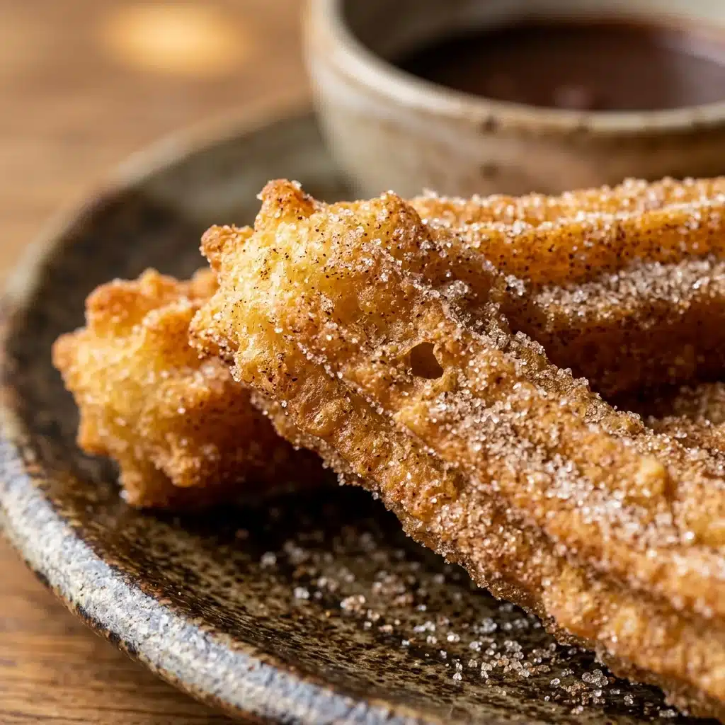 Churros caseiros perfeitos crocantes