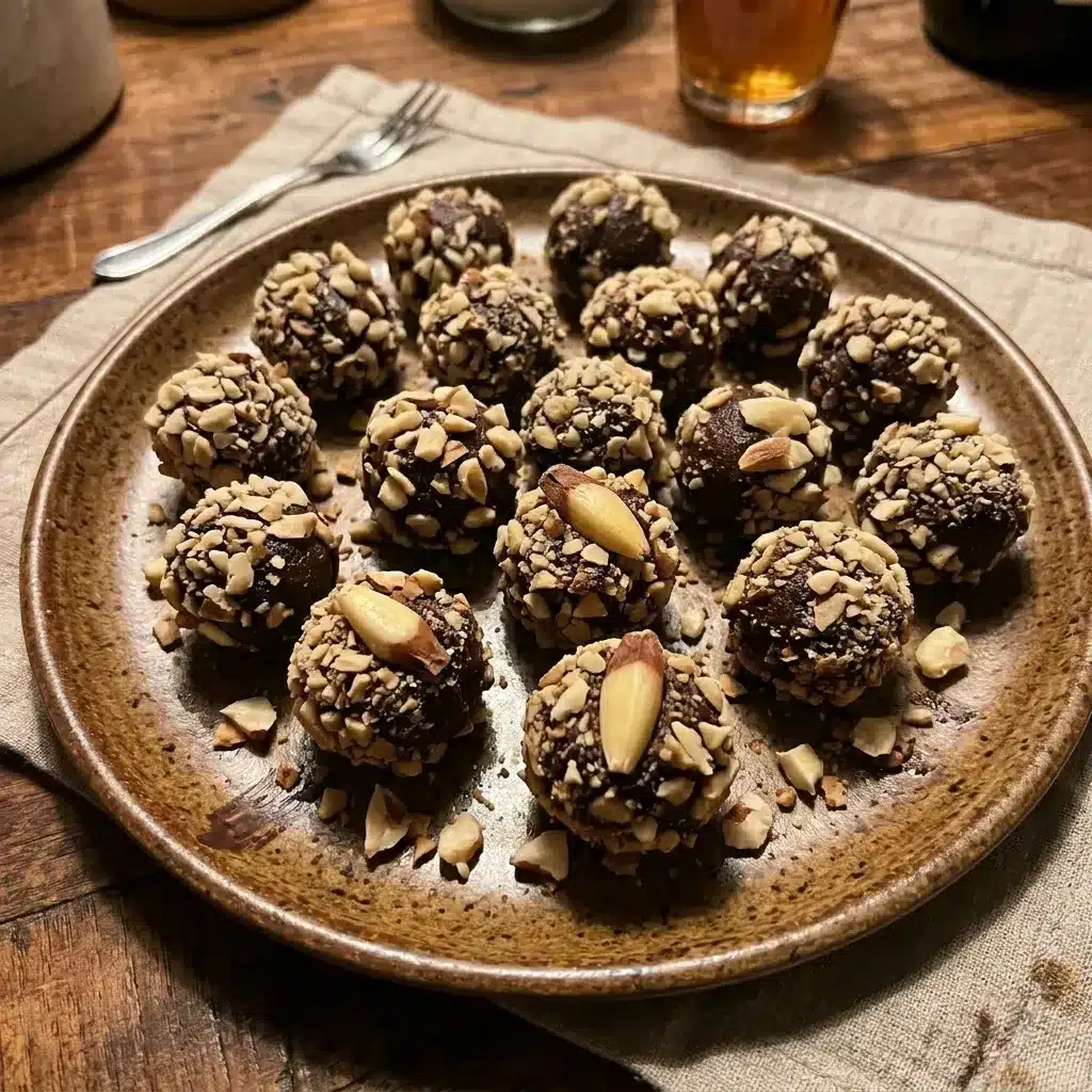 Brigadeiro gourmet de pinhão