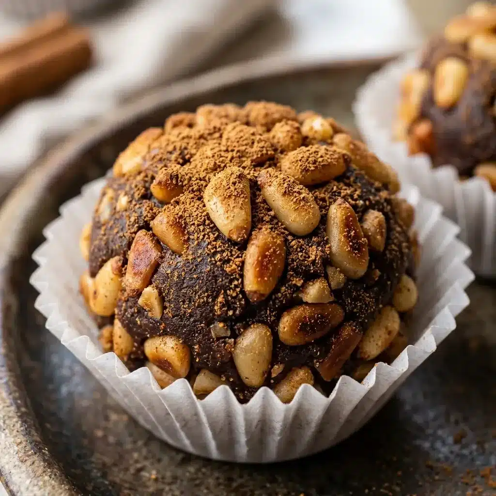 Brigadeiro de pinhão com canela