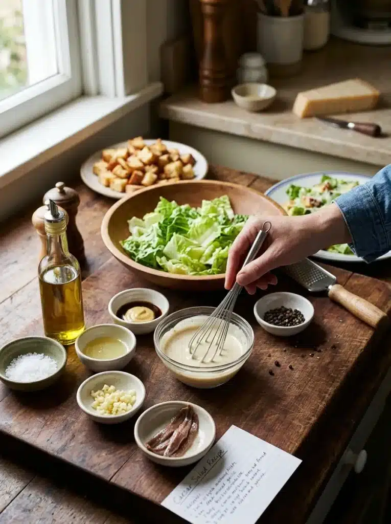 salada Caesar receita