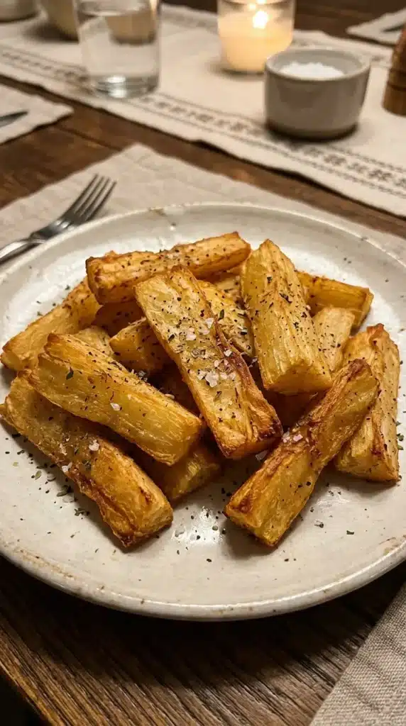 mandioca frita na airfryer