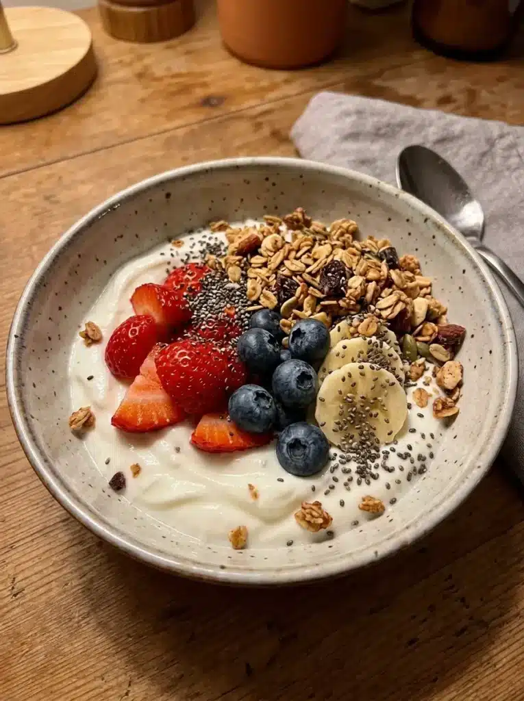 Iogurte Energético com Super Frutas