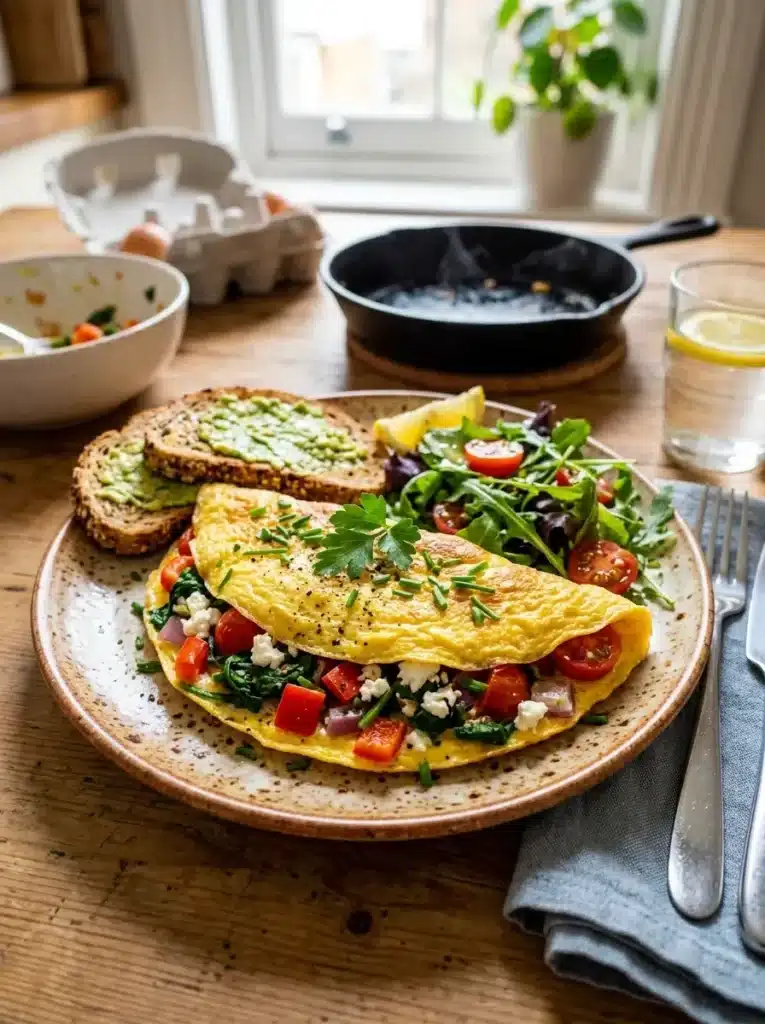 Omelete Fit em 5 Minutos
