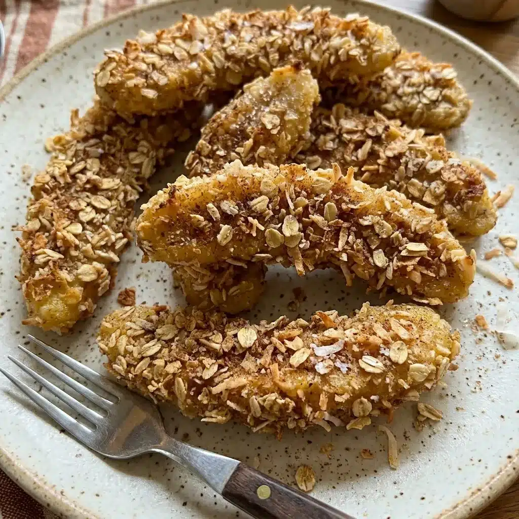 Banana Milanesa Light na Airfryer