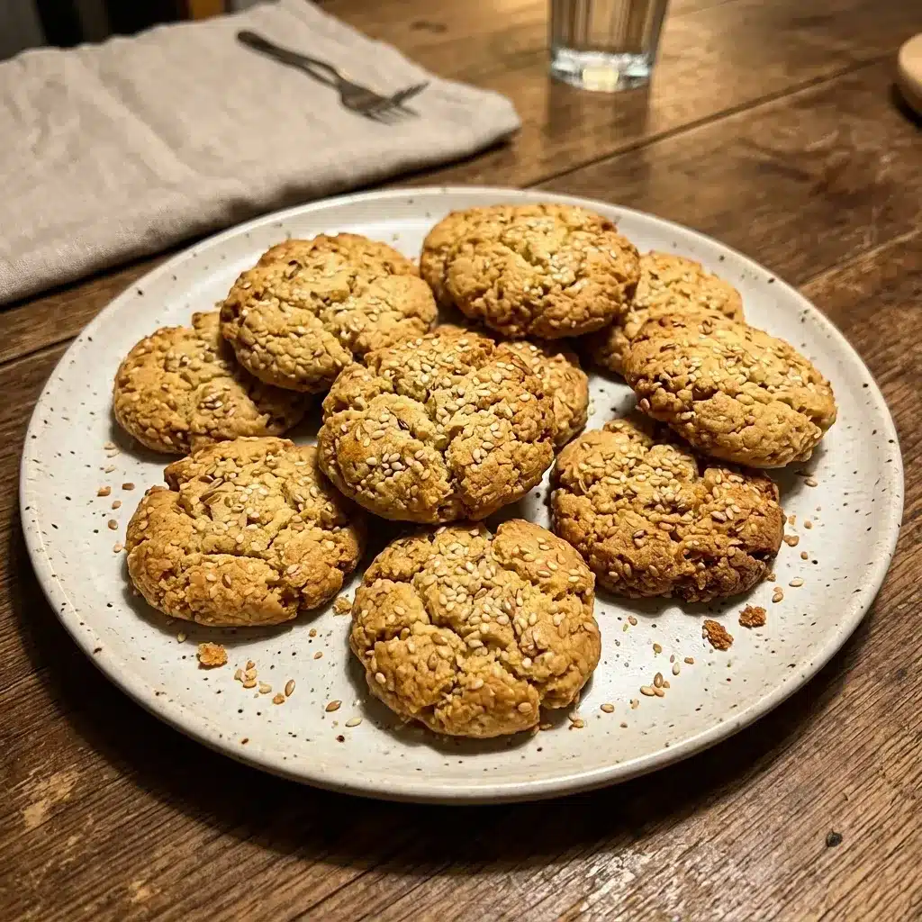 Biscoito com Gergelim e Linhaça Dourada