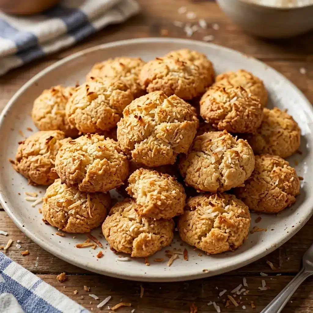 Biscoito Doce com Coco Ralado
