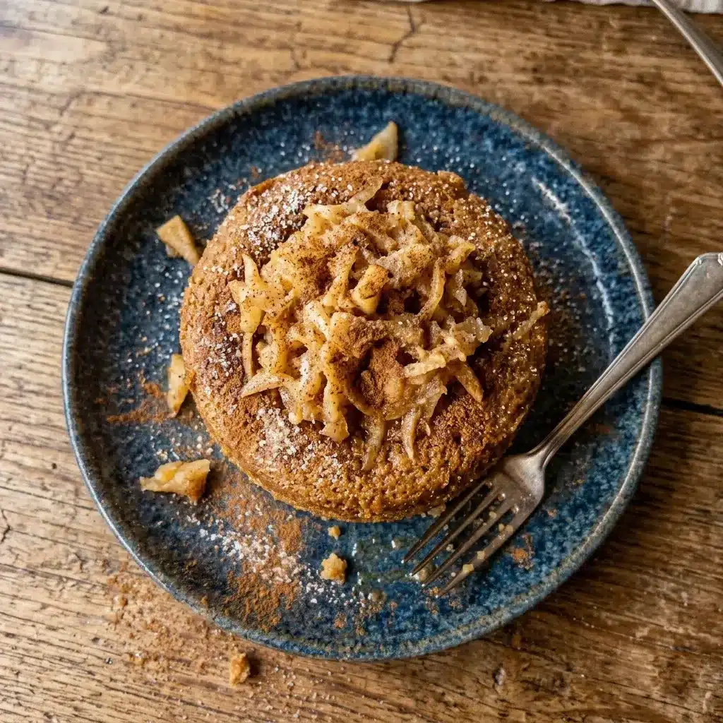 Bolo de Caneca de Maçã com Canela (use maçã ralada no lugar da banana).