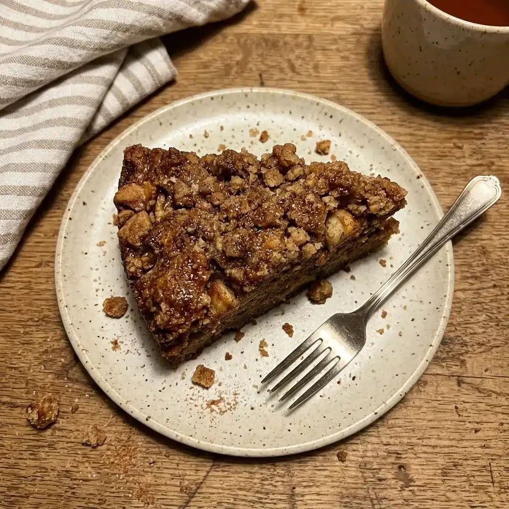 Bolo de Maça com Casquinha Crocante de Canela