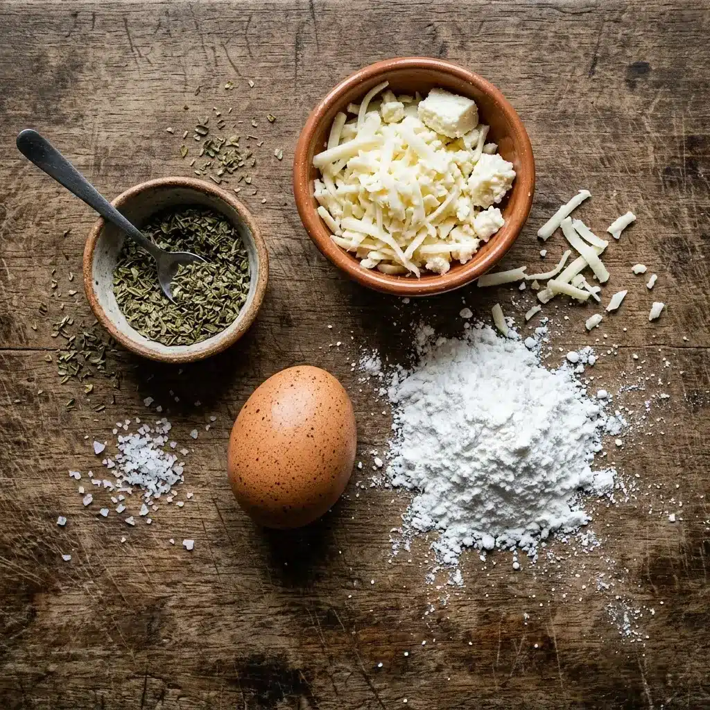Crepioca de Queijo Minas e Orégano