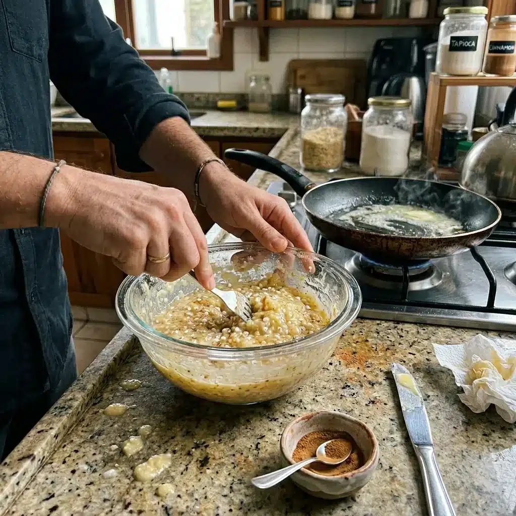 Crepioca Doce de Banana com Canela
