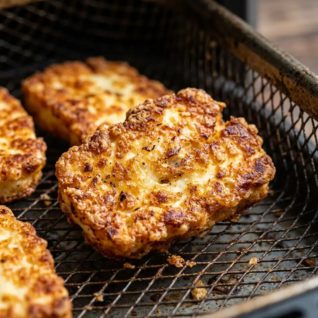 Halloumi crocante na air fryer