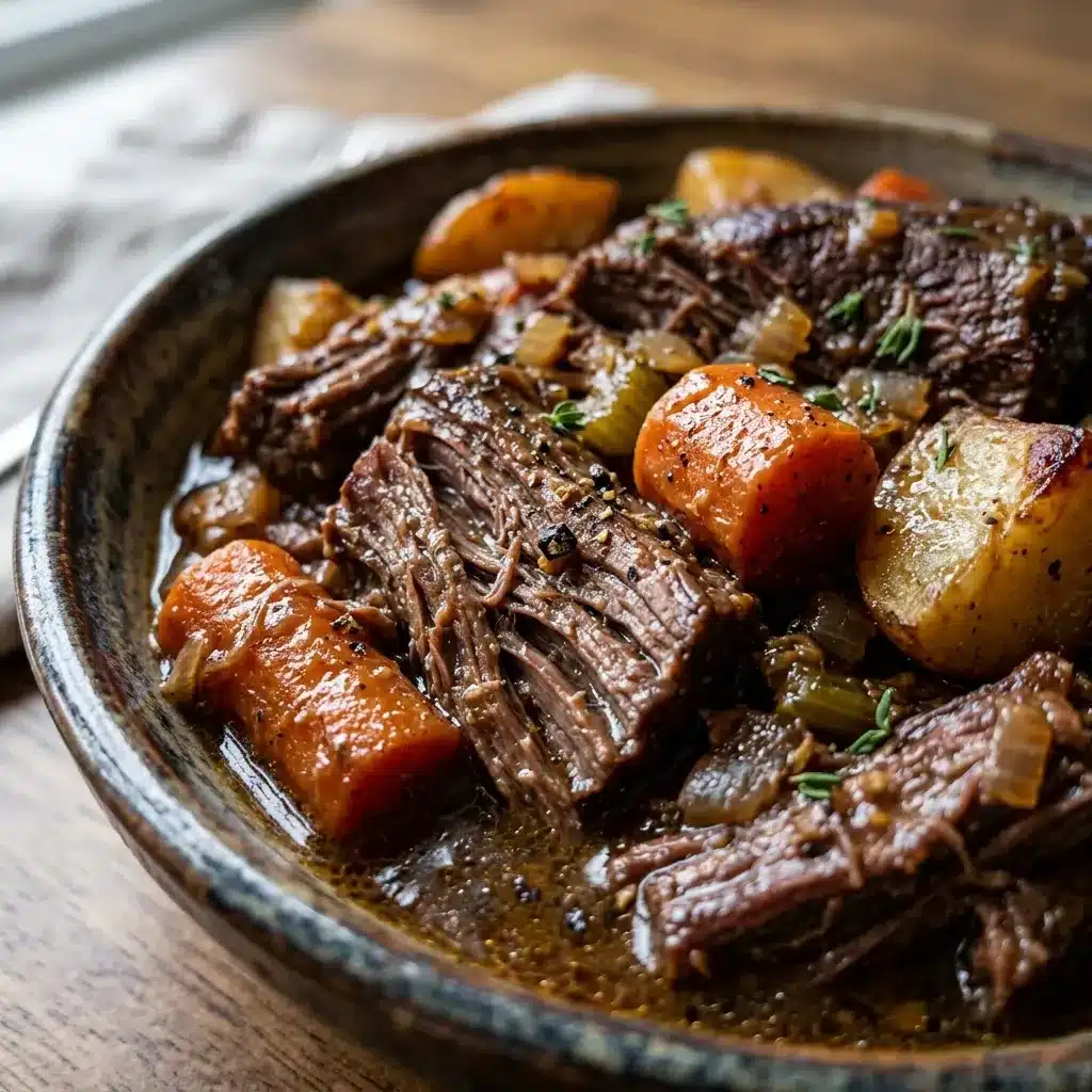 Carne de panela com legumes