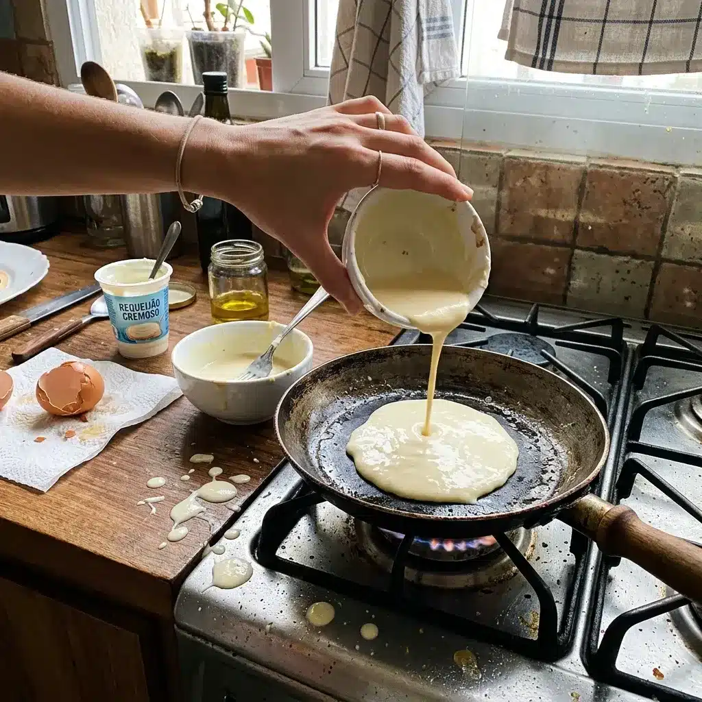 Crepioca fit 3 ingredientes, sem glúten