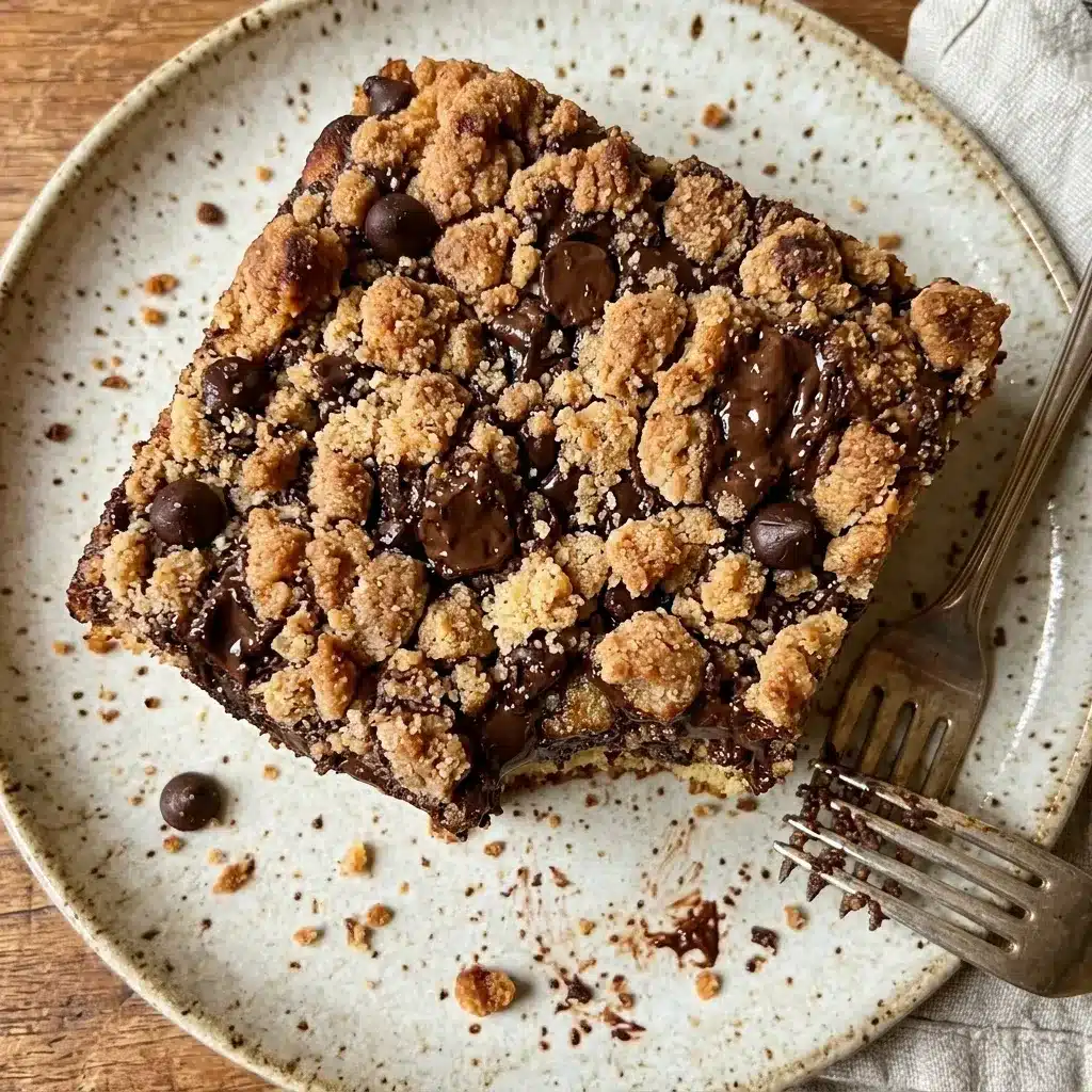 Cuca alemã com chocolate
