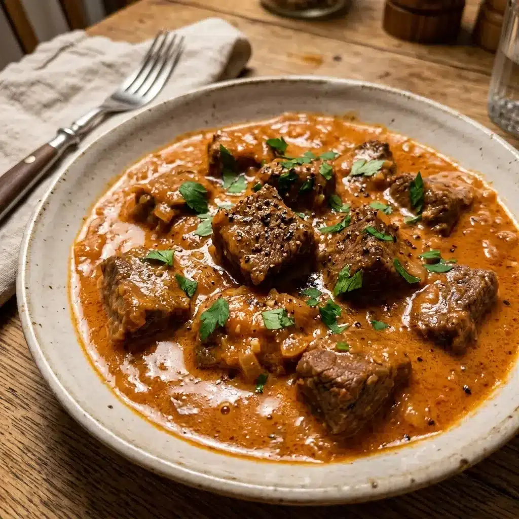 Carne de panela cremoso