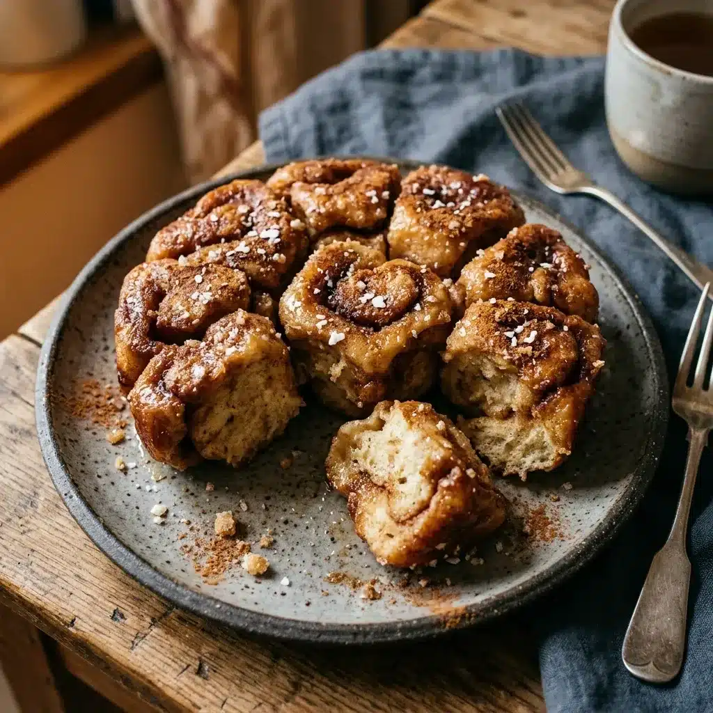 Pão de Canela Sem Glúten, Macio e Suculento (Estilo “Pull-Apart”)