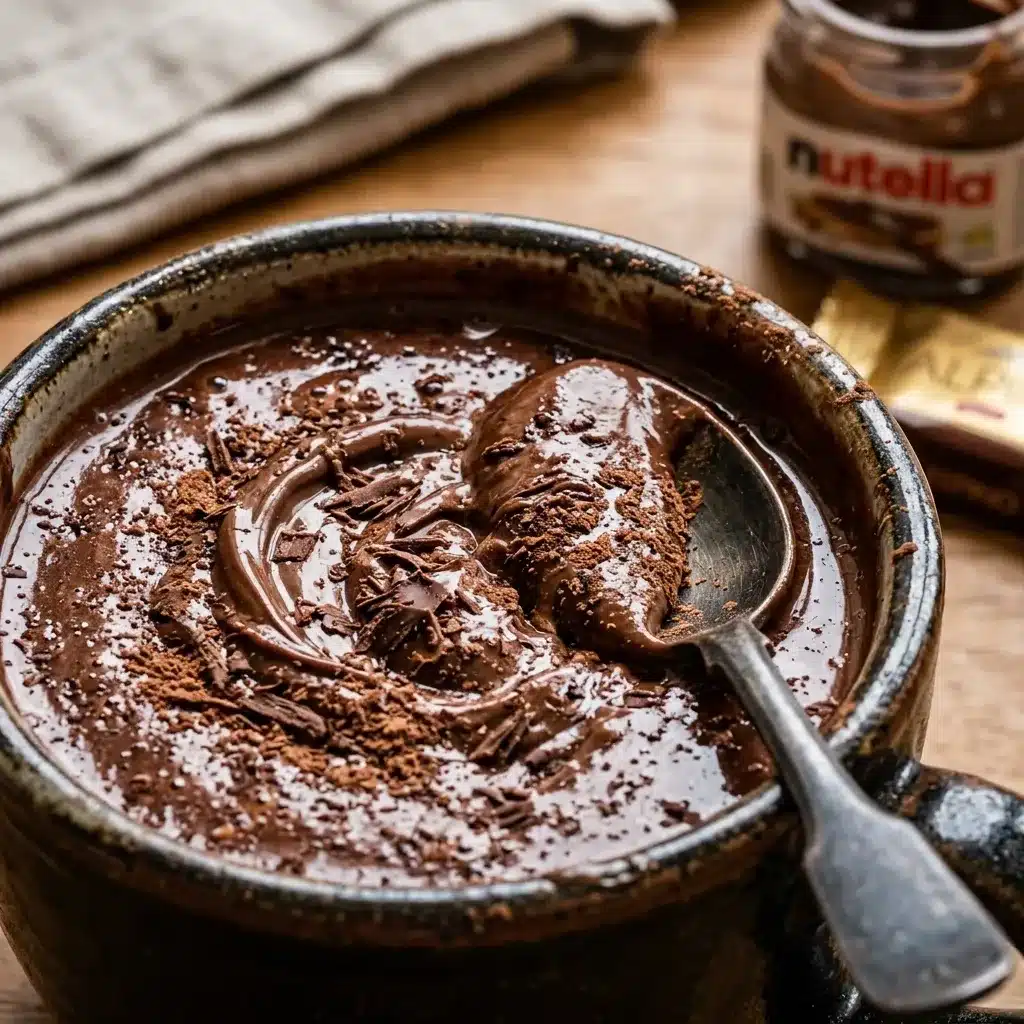 Receita de Chocolate Quente de Alpino e Nutella