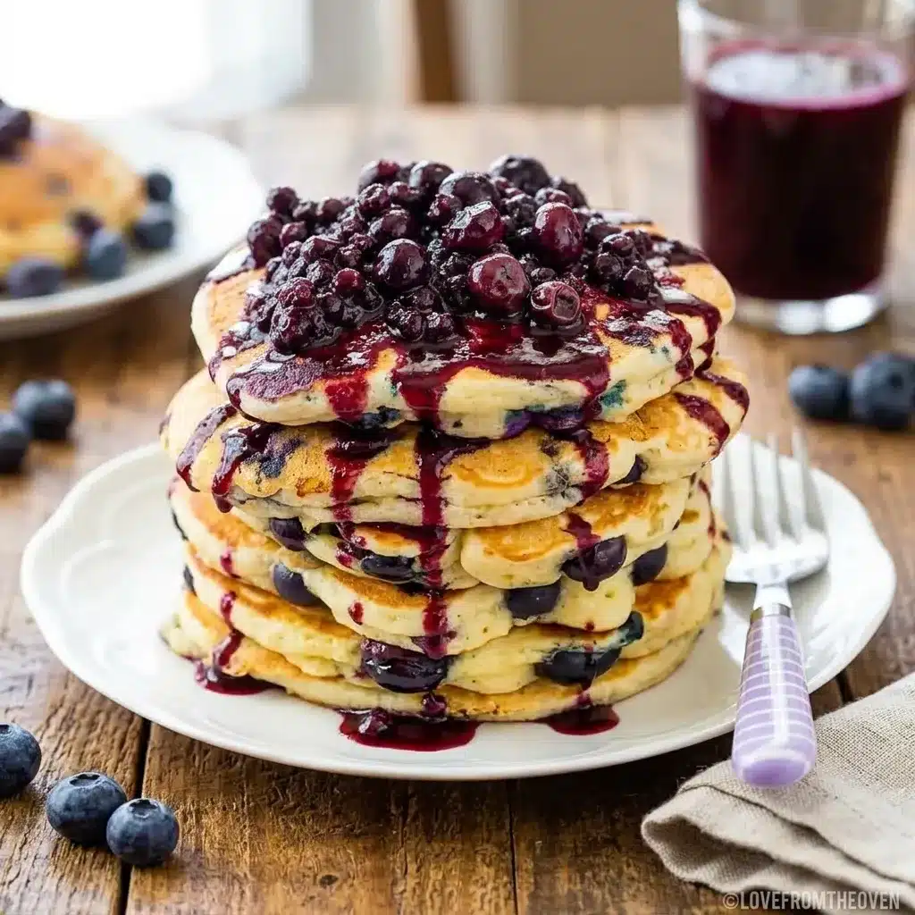 Panqueca de Blueberry (Mirtilo).