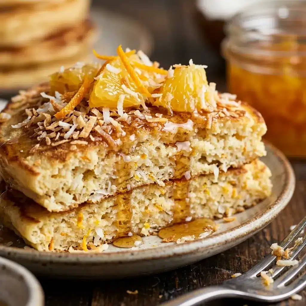Panqueca de Coco com Laranja