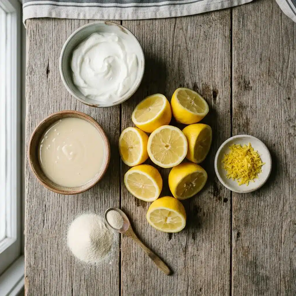 Pudim de limão saudável 5 ingredientes