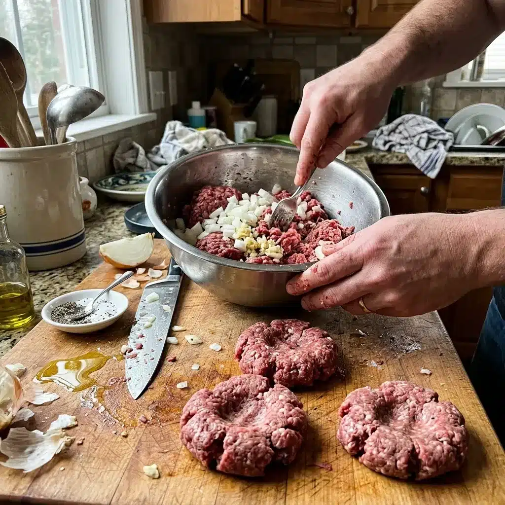 Receita de hambúrguer na air fryer