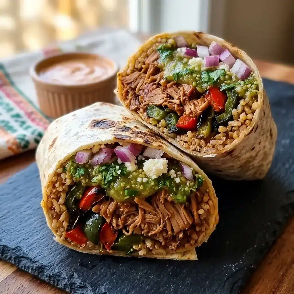 Wraps de burrito veganos