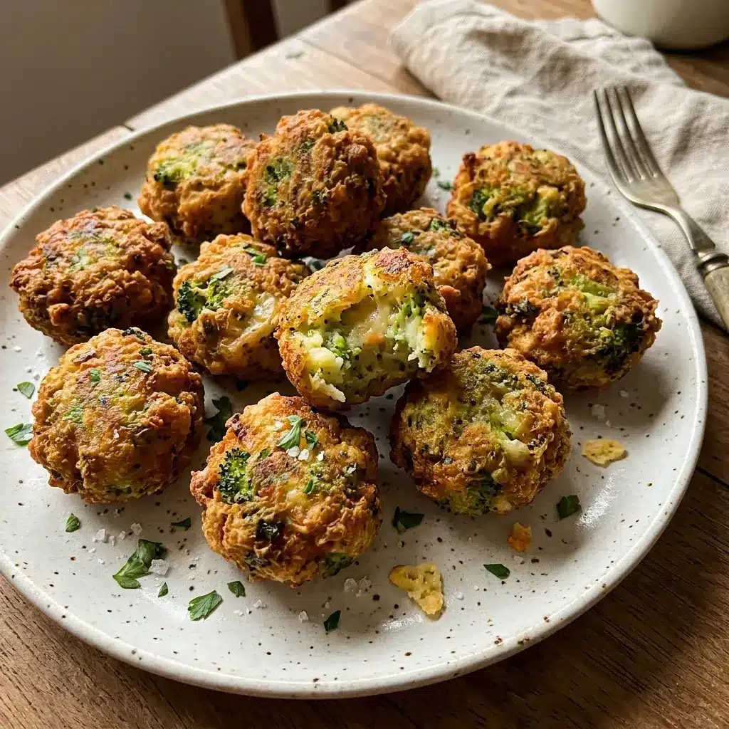 bolinho de brócolis com batata e queijo
