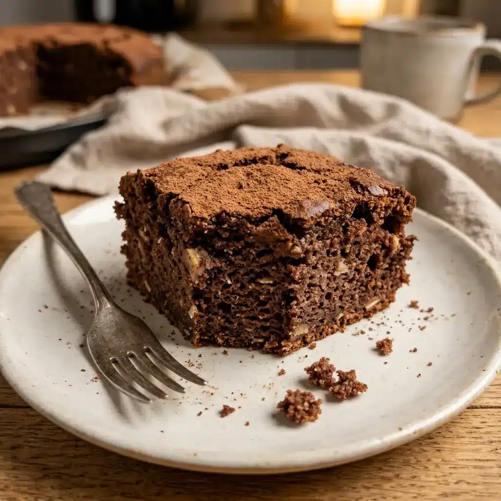 Bolo de Chocolate Fit na Air Fryer Fofinho