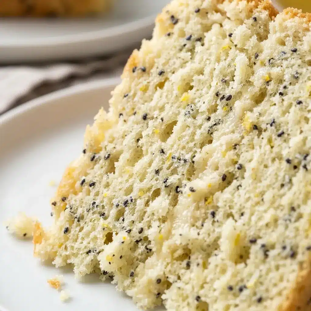 Bolo de Limão com Chia Fofinho