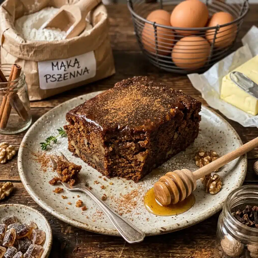 Bolo de mel Polonês