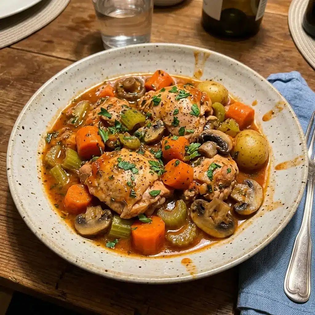 Caçarola de Frango Francesa Saudável