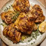 Coxas de Frango Crocantes Assadas no Forno