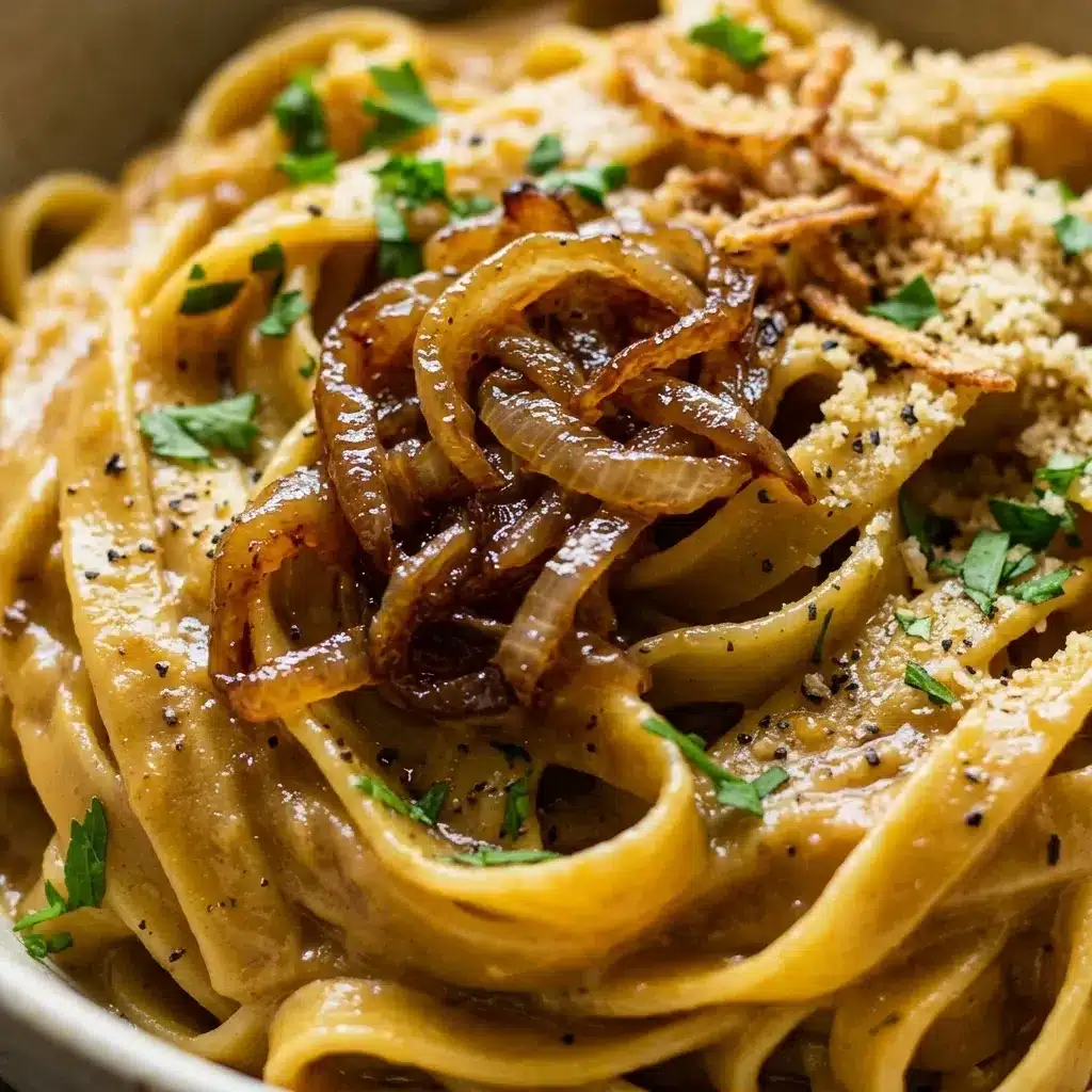 Massa Cremosa Vegana de Cebola Caramelizada