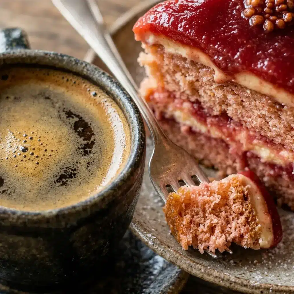 Receita de Bolo de Café com Goiaba