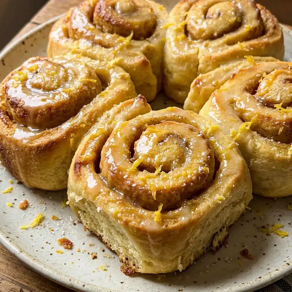 Rolinhos doces veganos de limão