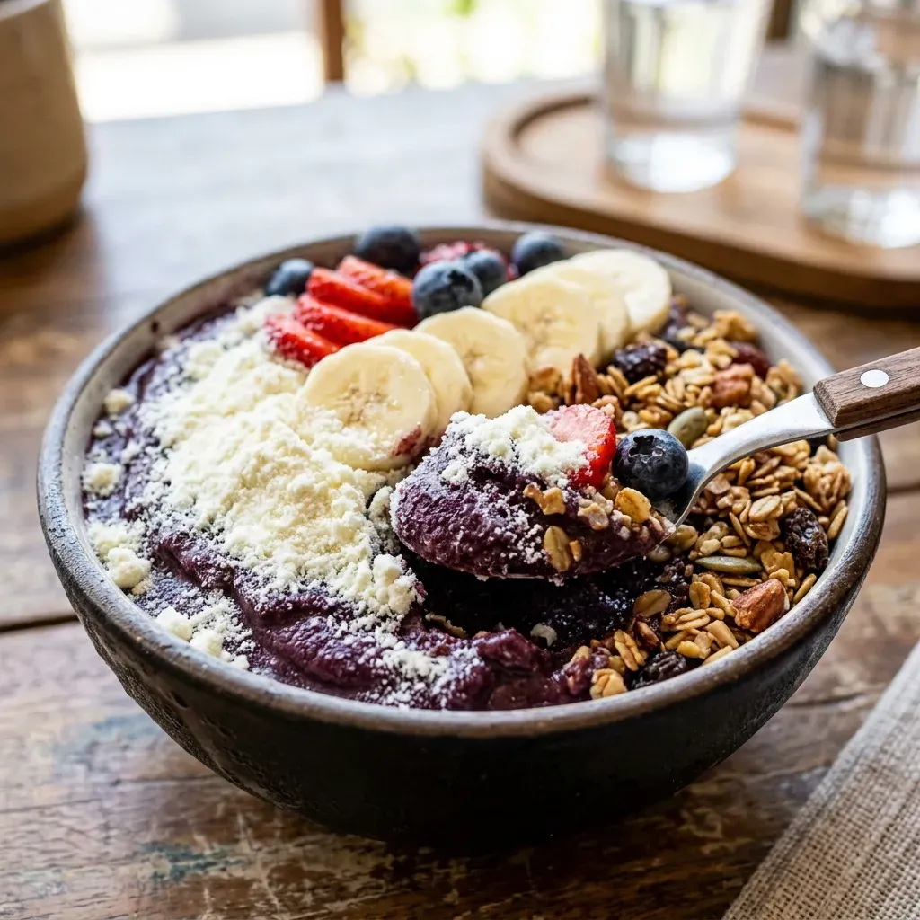 açai com leite ninho