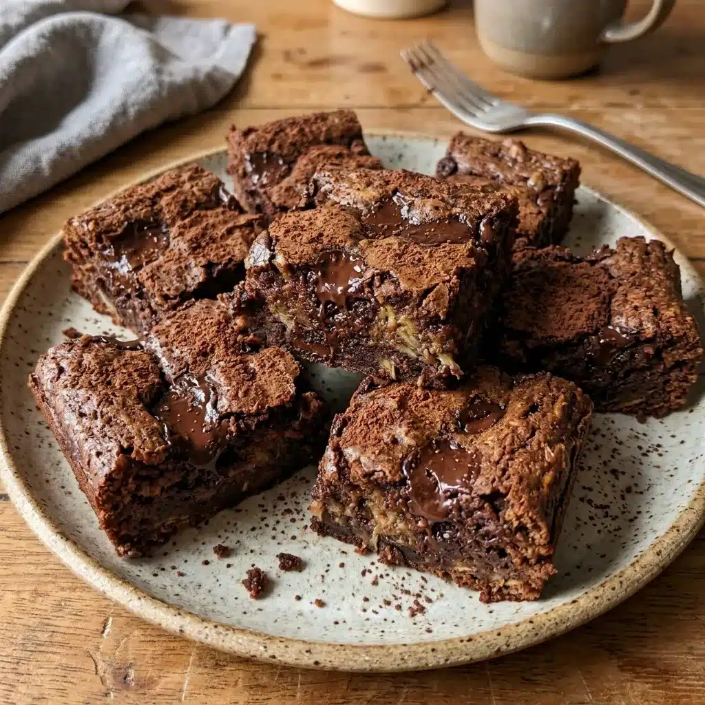 Brownies de Pão de Banana