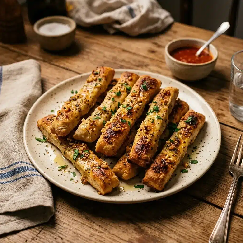 Palitinho de Alho Crocante com 3 Ingredientes