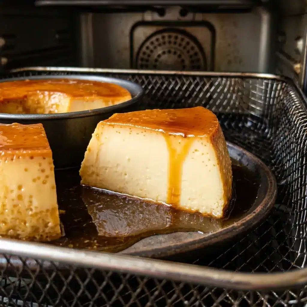 Pudim na Airfryer Cremoso e Perfeito