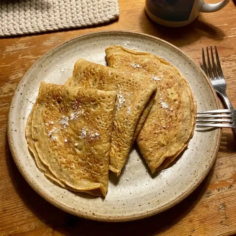 Panqueca com 3 Ingredientes Sem Glúten