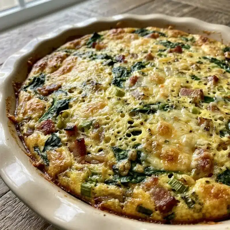 Quiche sem massa e sem farinha