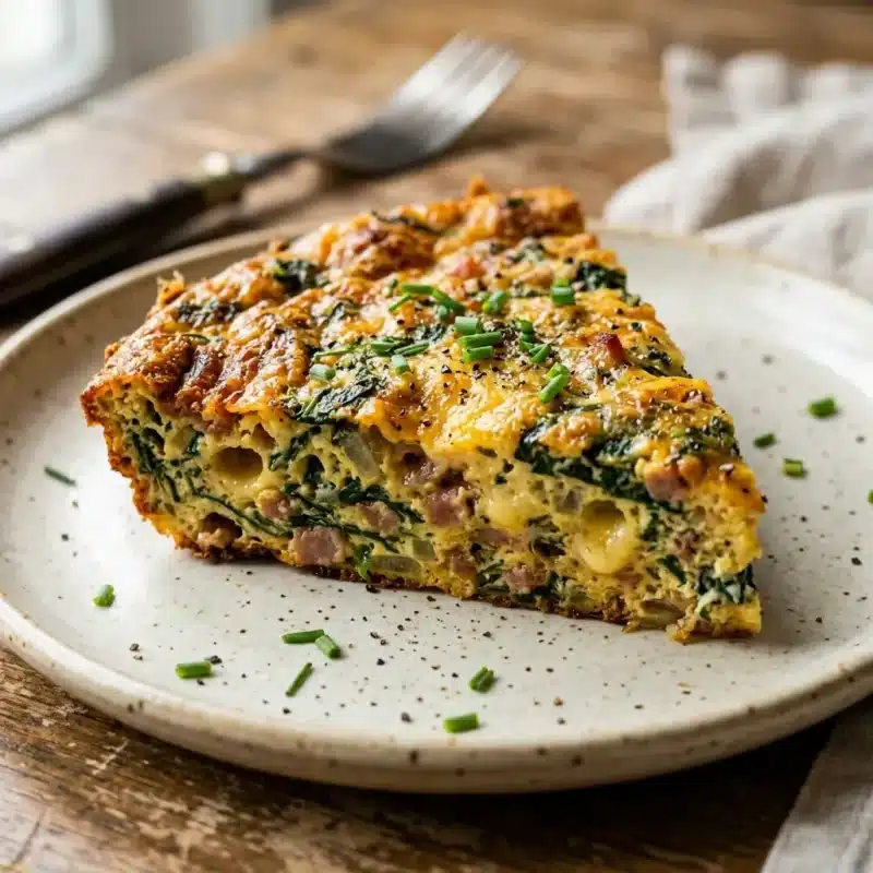 Quiche sem massa e sem farinha