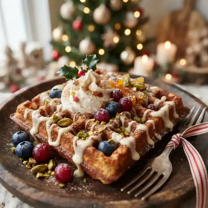 Waffle de Natal